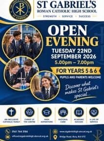 St Gabriel’s School Community Open Evening for Year 5 and Year 6 -Tuesday 22 September 2026 – 5pm – 7pm